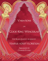 Variations on Good King Wenceslas Brass Quartet or Quintet cover